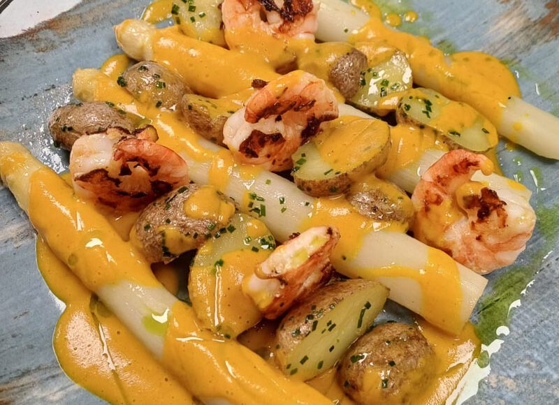 Spargel Mit Garnelen Ungxund